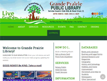 Tablet Screenshot of grandeprairie.org